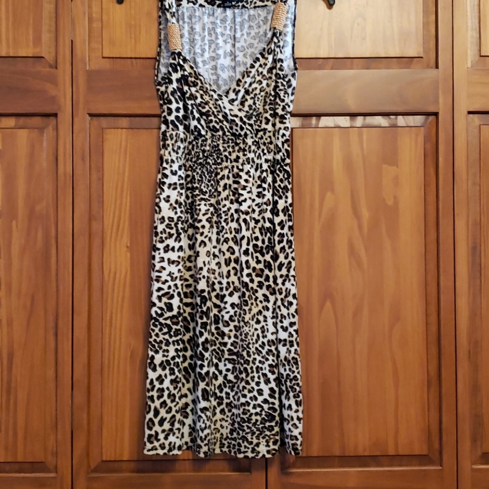 Animal print dress